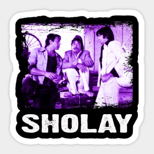 Thakur Baldev Singh's Revenge in Sholays Sticker